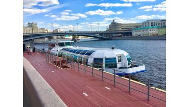 Причалы в центре Москвы